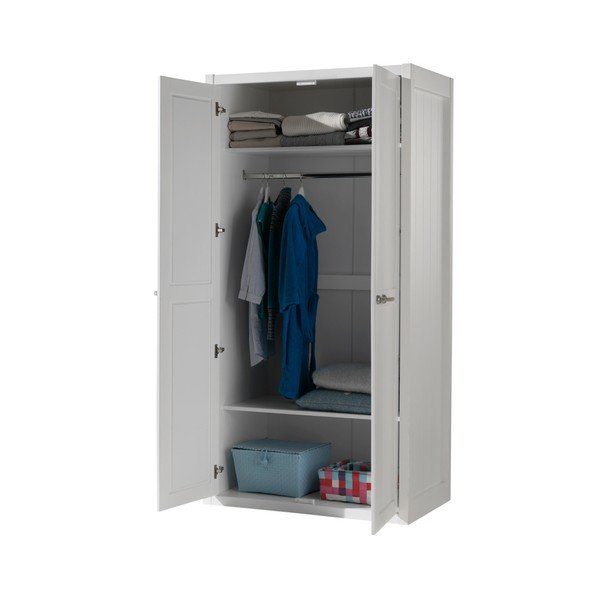 Dulap pentru copii Vipack Lewis, lățime 100 cm, alb-image-1