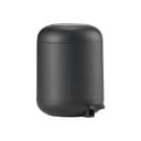 Coș de gunoi negru cu pedală din plastic 4 l Sensu – Zone