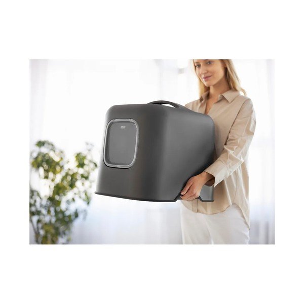 Set de litieră cu lopățică gri antracit Biala – Rotho-image-4