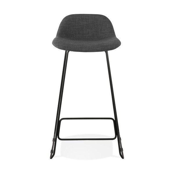 Scaun de bar Kokoon Vancouver, înălțime 76 cm, gri închis-image-2
