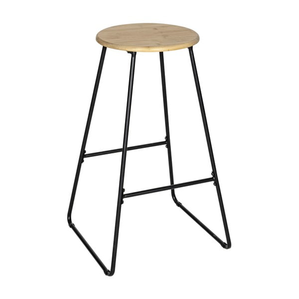 Scaun de bar din bambus și metal 70 cm Loft – Wenko-image-1