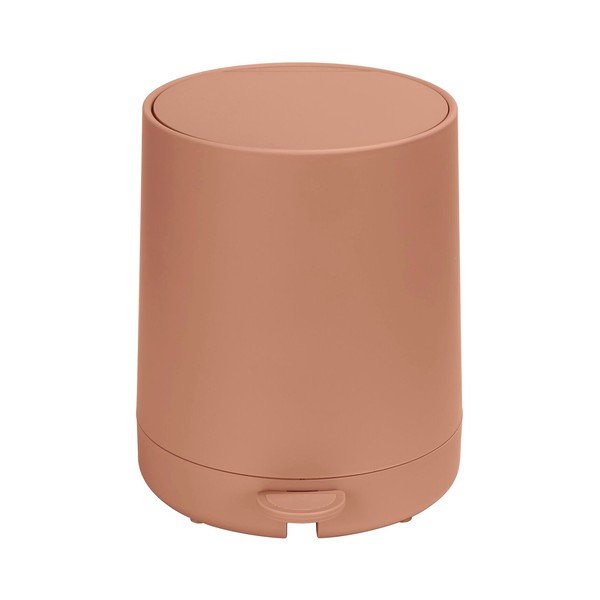 Coș de gunoi maro cu pedală din plastic 5 l Fablo – Wenko