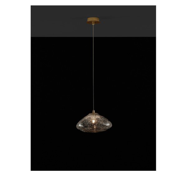 Lustră alămie din sticlă ø 26 cm King – Nova Luce-image-2