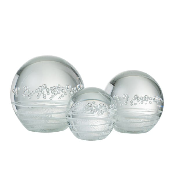 Glob decorativ din sticlă J-Line Paperwei Bubble, ⌀ 12 cm