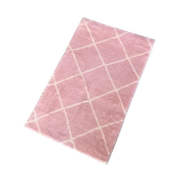 Covoraș de baie roz 50x80 cm Diamond – Mila Home