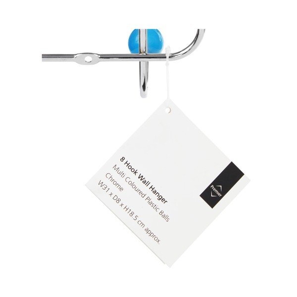 Cuier de perete cu 8 agățătoare Premier Housewares Colorist-image-1