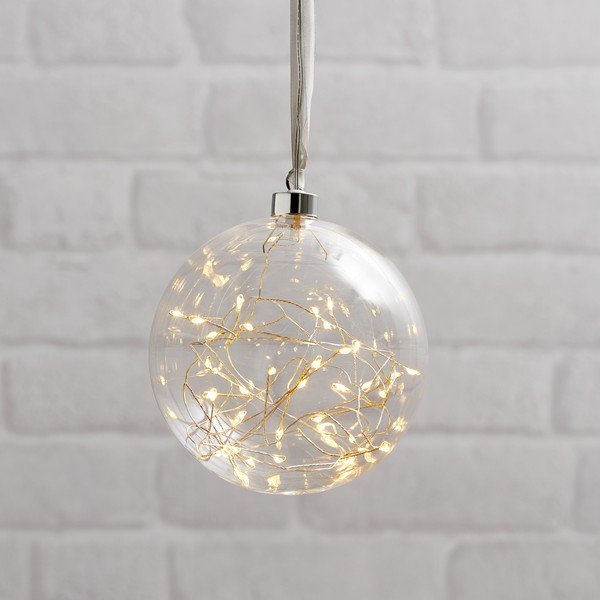 Decorațiune luminoasă de Crăciun albă ø 15 cm Glow – Star Trading-image-1