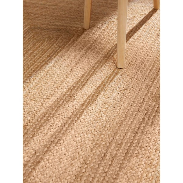 Covor în culoare naturală reversibil, țesut manual din iută 160x230 cm Sharmila Natural Brown – Hanse Home-image-4