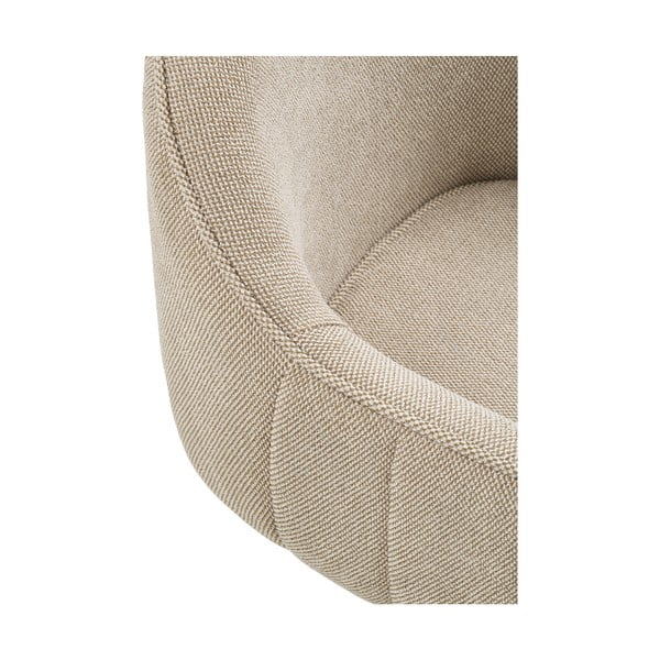 Set de scaune de sufragerie gri deschis cu cotiere 2 buc. tapițat Tamera – House Nordic-image-3