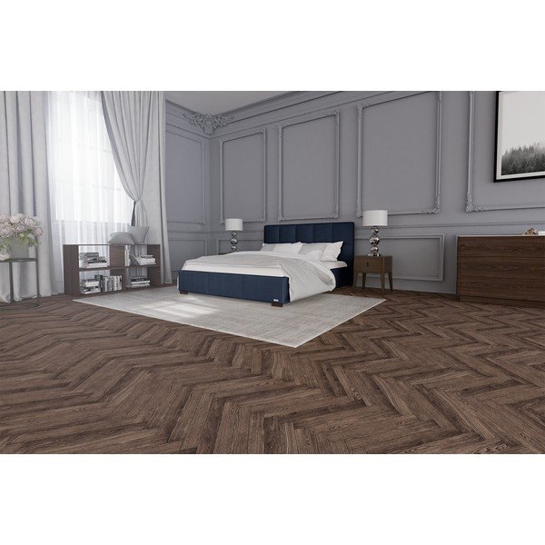 Pat dublu Guy Laroche Home Allure, 160 x 200 cm, albastru închis-image-3