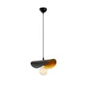 Lustră neagră/în culoarea bronz cu abajur din metal Sivani – Opviq lights