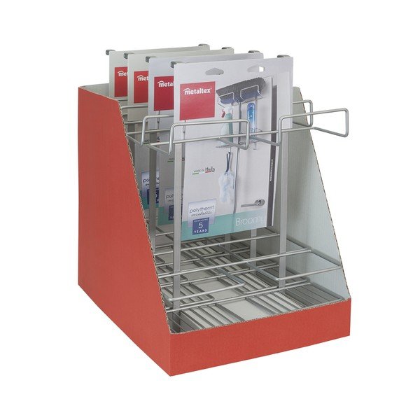 Raft agățat de ușă pentru ustensile curățenie Metaltex Broomy-image-2
