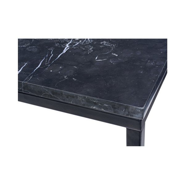 Măsuță de cafea cu blat din marumură RGE Accent, lățime 75 cm, negru-image-1