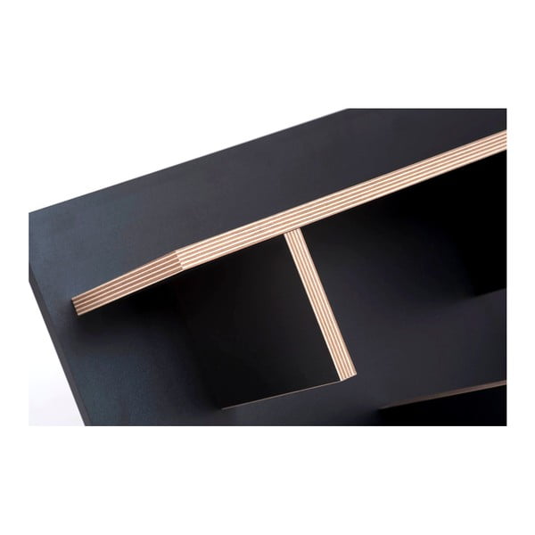 Sistem rafturi de perete TemaHome Bern, lățime 90 cm, negru-image-2