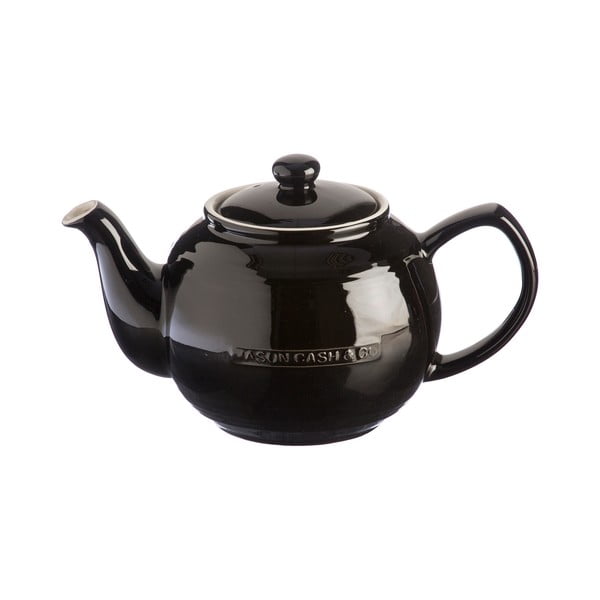 Ceainic din ceramică Mason Cash Original Collection, 1,2 l, negru