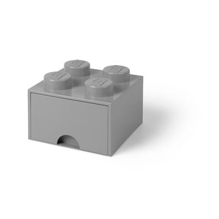 Cutie pătrată pentru depozitare LEGO®, gri