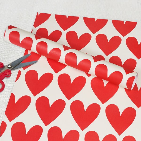 Hârtii de împachetat 5 buc. Hearts – Rex London-image-1