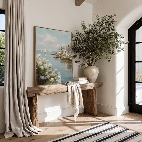 Tablou cu ramă imprimat 60x80 cm Quiet Bay – Styler-image-1