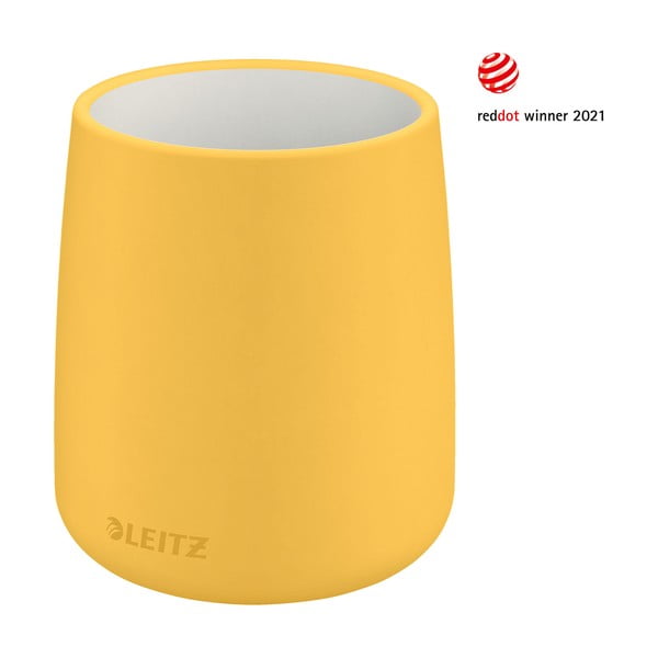 Suport din ceramică pentru pixuri Leitz Cosy, galben-image-4