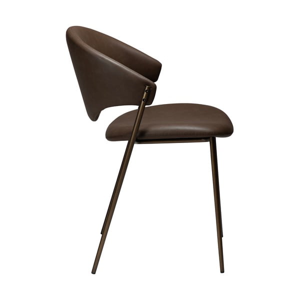 Scaun de dining maro închis din imitație de piele Zone – DAN-FORM Denmark-image-2