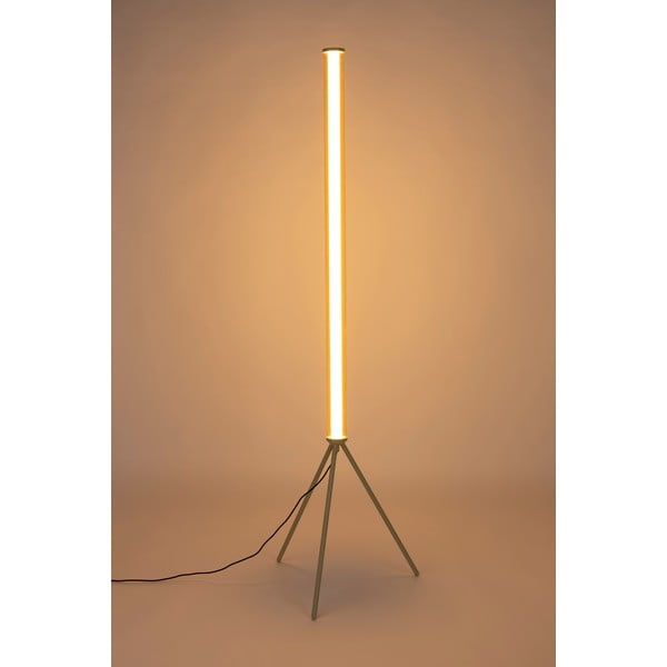 Lampadar bej LED cu intensitate reglabilă cu abajur din sticlă (înălțime 156 cm) Scotty – Zuiver-image-2