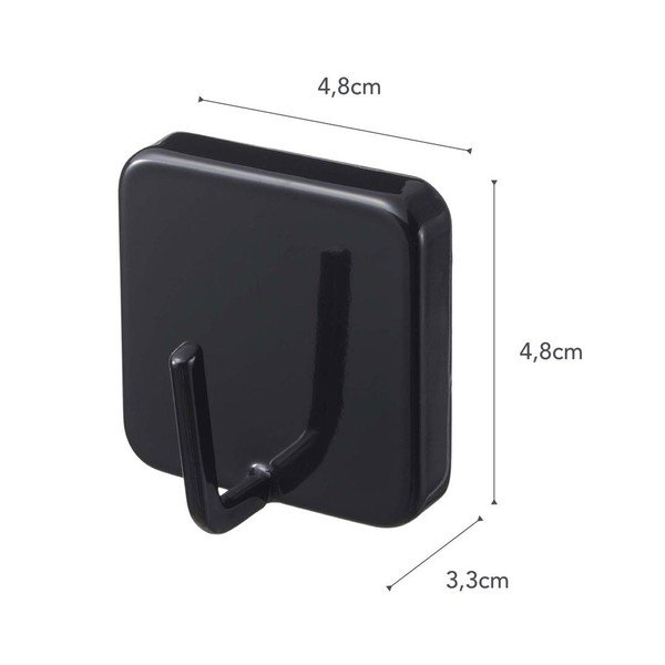 Cârlig magnetic YAMAZAKI Tower, negru-image-2