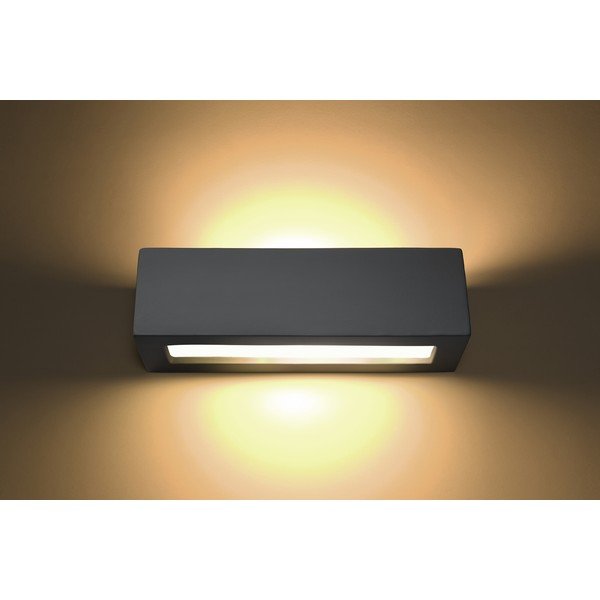 Aplică din ceramică Sollux Vega, gri-image-1