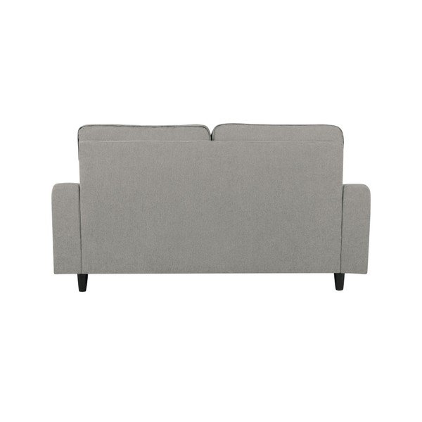 Canapea cu 3 locuri Kooko Home Salsa, gri deschis -image-4