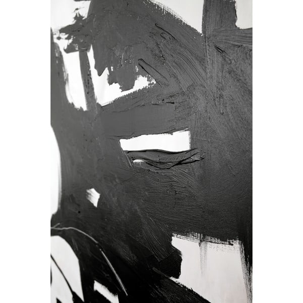 Tablou pictat manual 100x100 cm Playblack 1 - Malerifabrikken-image-2