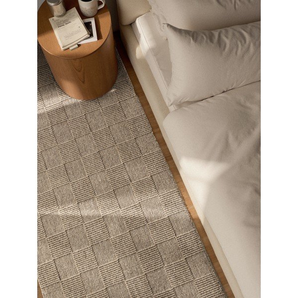 Covor tip traversă bej țesut manual din lână 80x200 cm Scala – Villeroy&Boch-image-3