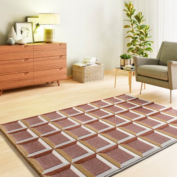 Covor teracotă 80x150 cm Amara – Universal-image-1