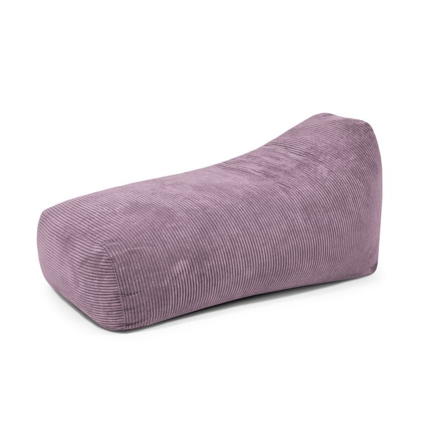 Fotoliu bean bag mov cu tapițerie din catifea reiată Snug Long 140 – SLOWDOWN