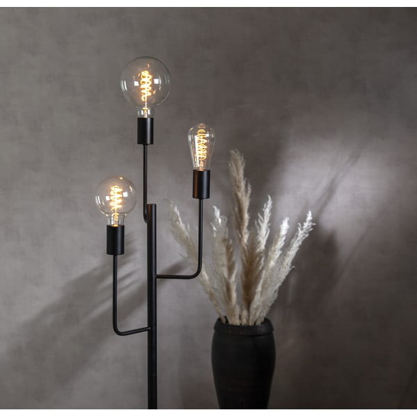 Bec LED/cu filament E27, cu lumină caldă și intensitate reglabilă 4 W Spiral Filament – Star Trading-image-1