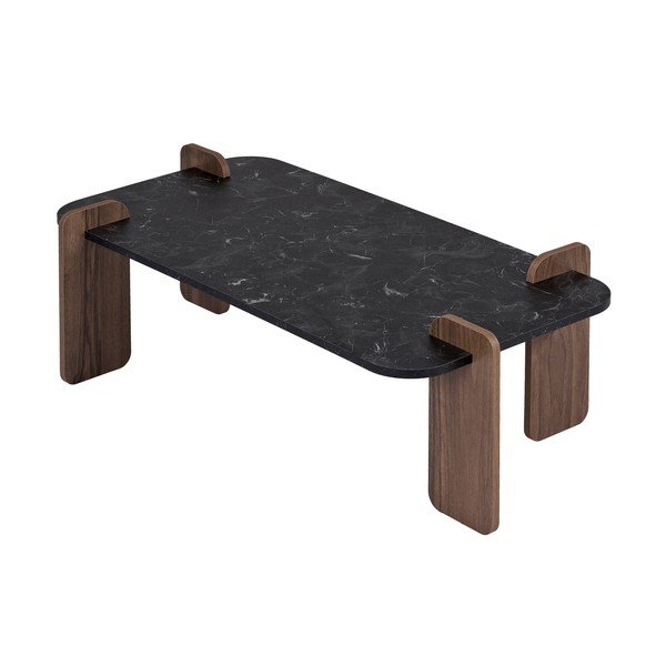 Măsuță de cafea neagră 60x120 cm Renard – Nordure-image-4