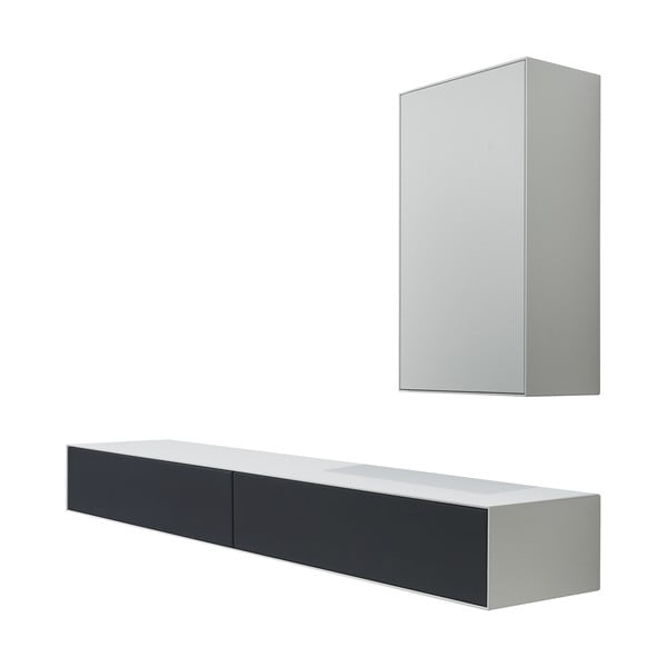 Set masă TV albă și dulap Edge by Hammel-image-3