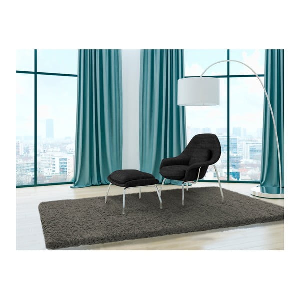 Covor Universal Floki Liso, 200 x 290 cm, gri închis-image-1