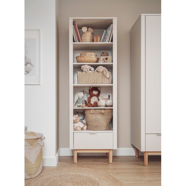 Bibliotecă pentru copii bej 65x42 cm Miloo – Pinio-image-1