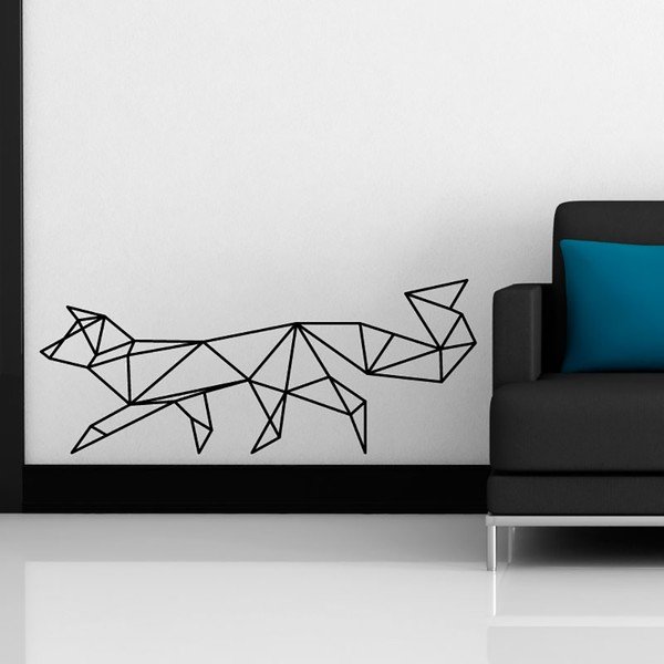 Autocolant Ambiance Origami fox-image-2