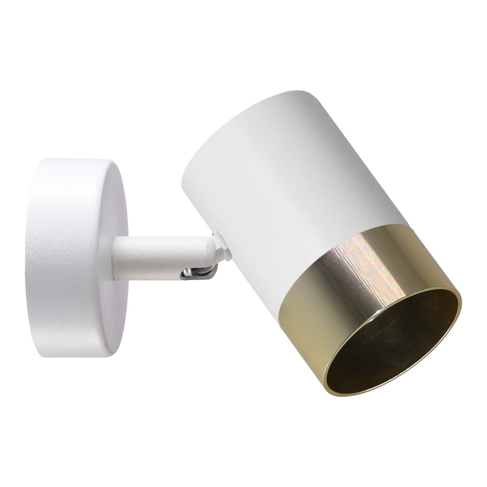 Aplică de perete albă/aurie Tobi – Candellux Lighting