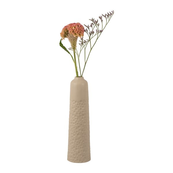 Vază din ceramică PT LIVING Carve, înălțime 27,5 cm, bej-image-2