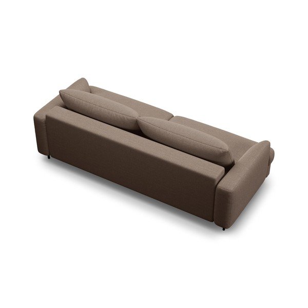 Canapea taupe extensibilă/cu spațiu de depozitare 233 cm Naomi – Micadoni -image-2