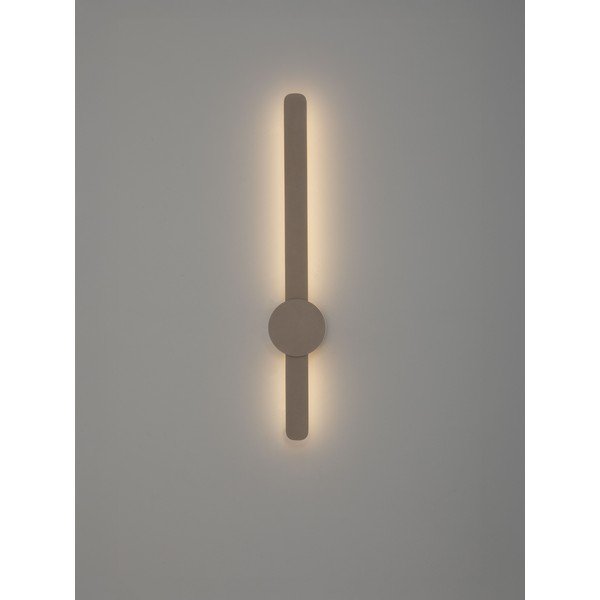 Aplică de perete grej LED din aluminiu Norei – Nova Luce-image-3
