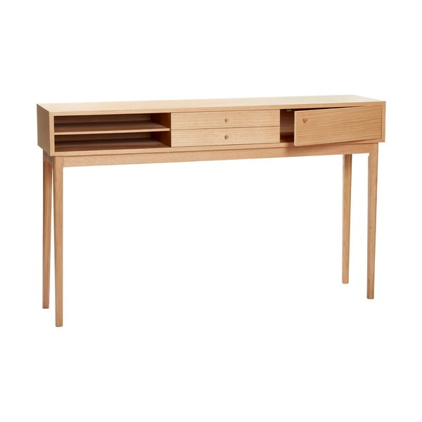 Birou cu aspect de lemn de stejar 37x145 cm Collect – Hübsch-image-4