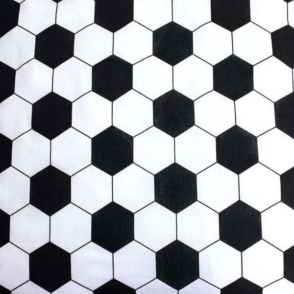 Lenjerie de pat pentru copii verde din bumbac pentru pat de o persoană 140x200 cm Football – Jerry Fabrics-image-4