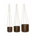 Ghivece decorative 3 buc. din metal de agățat / de perete ø 25 cm Bloom – Hübsch