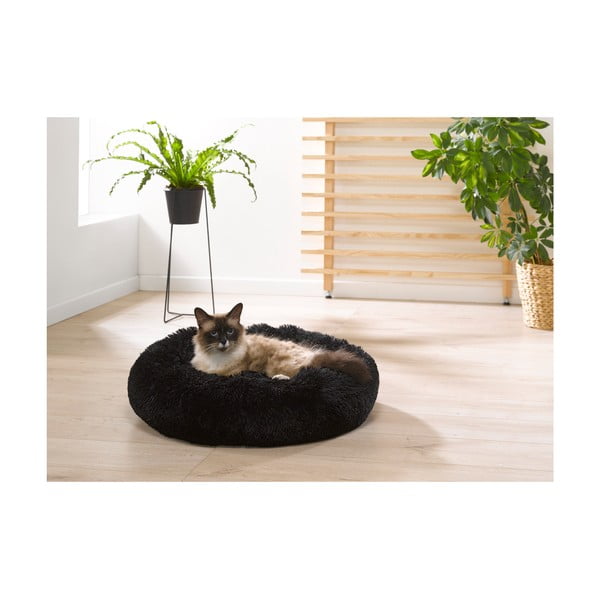Pat pentru animale de companie negru pentru câini ø 55 cm – Love Story-image-2