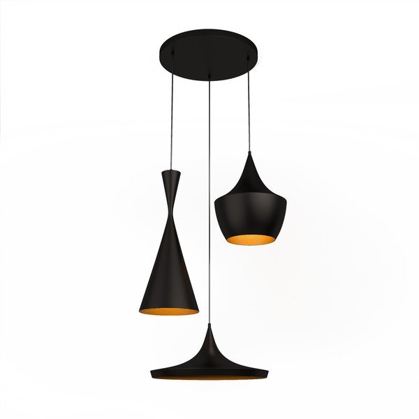 Lustră Cassley, negru-image-1