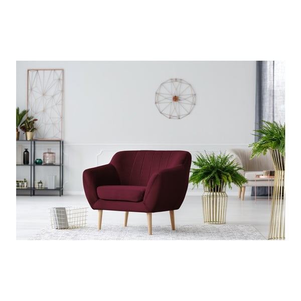Fotoliu Mazzini Sofas BENITO, vișiniu-image-2