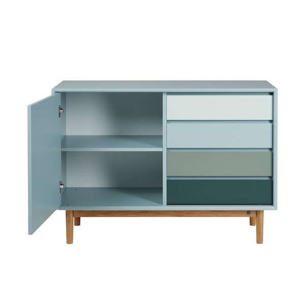 Comodă verde-mentă joasă 114x80 cm Color Box – Tom Tailor-image-3