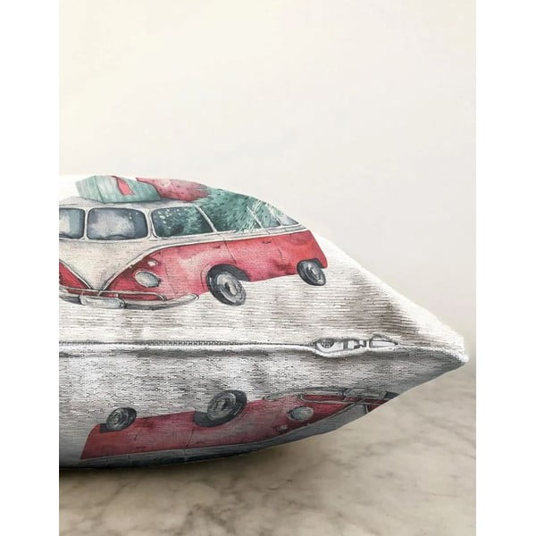 Față de pernă 43x43 cm  cu model de Crăciun – Mila Home-image-1